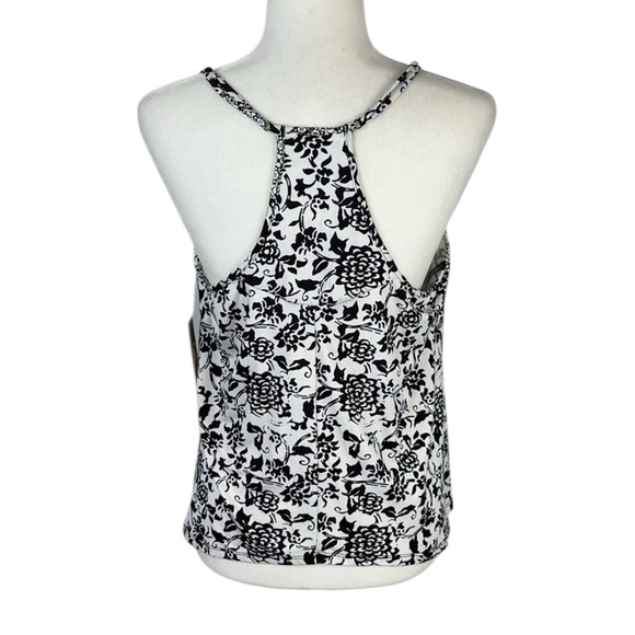 Apt. 9 Intimates Black & White Floral Tank Size L - Picture 5 of 6